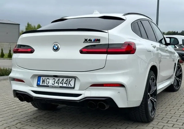 BMW X4 M cena 269000 przebieg: 94000, rok produkcji 2019 z Warszawa małe 154